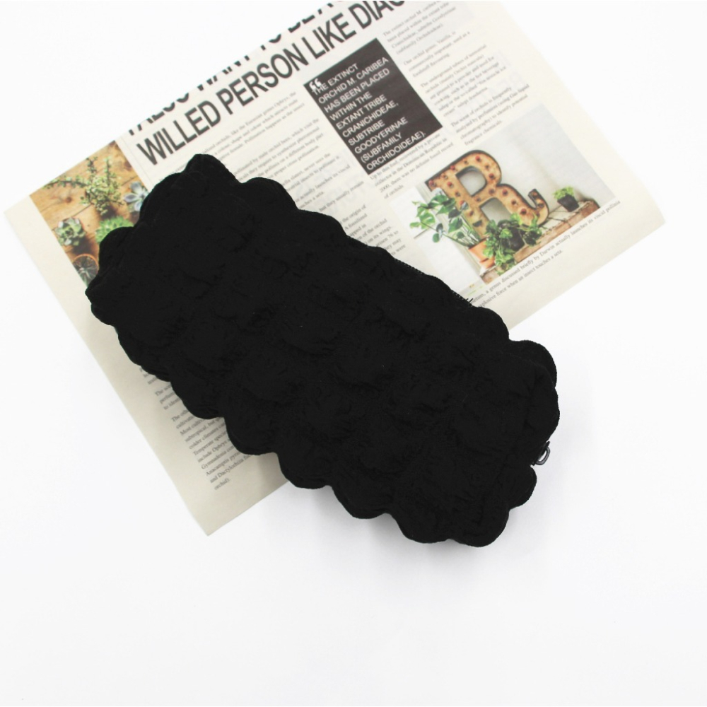 台灣出貨✨現貨 奶油泡芙筆袋 小紅書同款 ins高品質軟 馬卡龍甜美學生鉛筆文具盒 大容量化妝包 收納包 韓版爆款-細節圖5