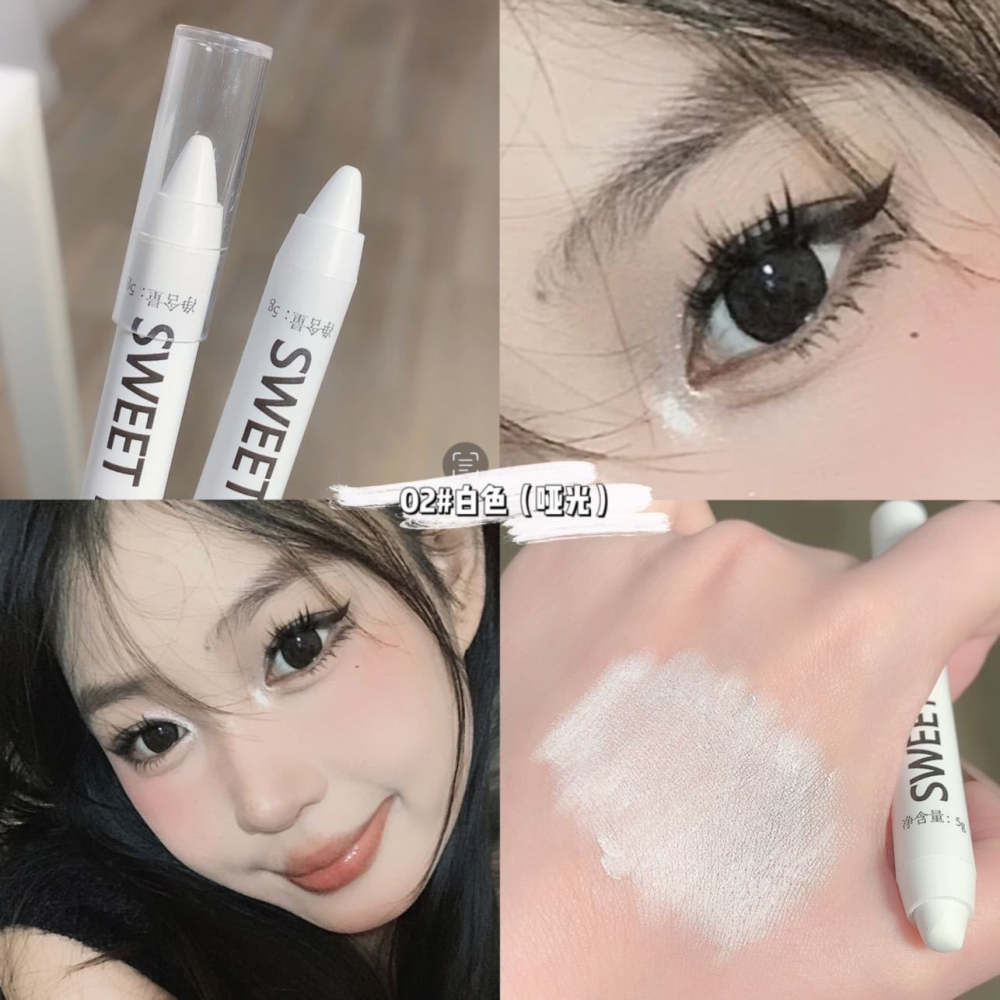 現貨 台灣 ✨ 眼影 小紅書爆款 Sweet Mint眼影棒 臥蠶筆 高光筆 啞光 白珠光 高光 提亮 眼頭 眼影盤-細節圖2