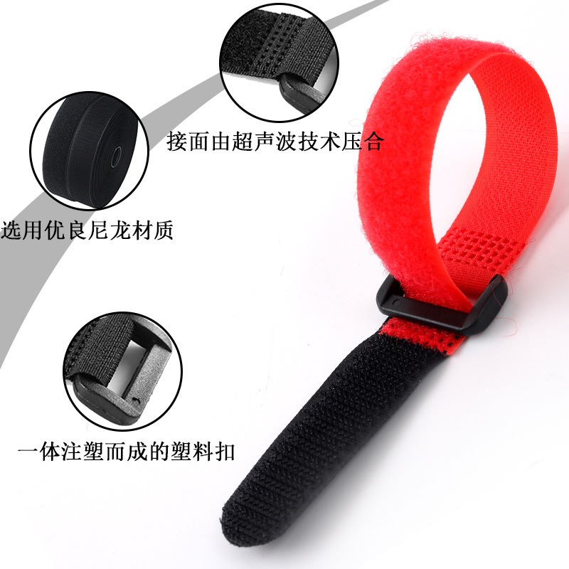 現貨 台灣 ✨ 露營 束帶 反扣魔術貼綁帶 尼龍魔鬼氈束帶 扣環式束帶 收納帶 理線帶 魔術帶 露營收納用 黏扣帶 收納-細節圖6