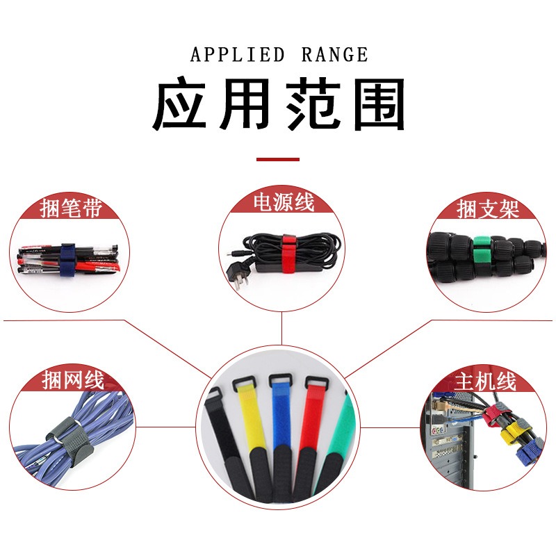 現貨 台灣 ✨ 露營 束帶 反扣魔術貼綁帶 尼龍魔鬼氈束帶 扣環式束帶 收納帶 理線帶 魔術帶 露營收納用 黏扣帶 收納-細節圖8