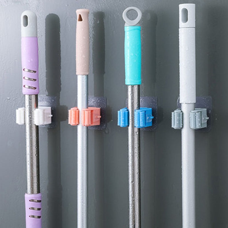 現貨 台灣 ✨ 無痕拖把掛勾 多功能掛架 黏貼式拖把掛架 收納架 防水 拖把架 掃把架 強力 免釘 免打孔 拖把架-細節圖7