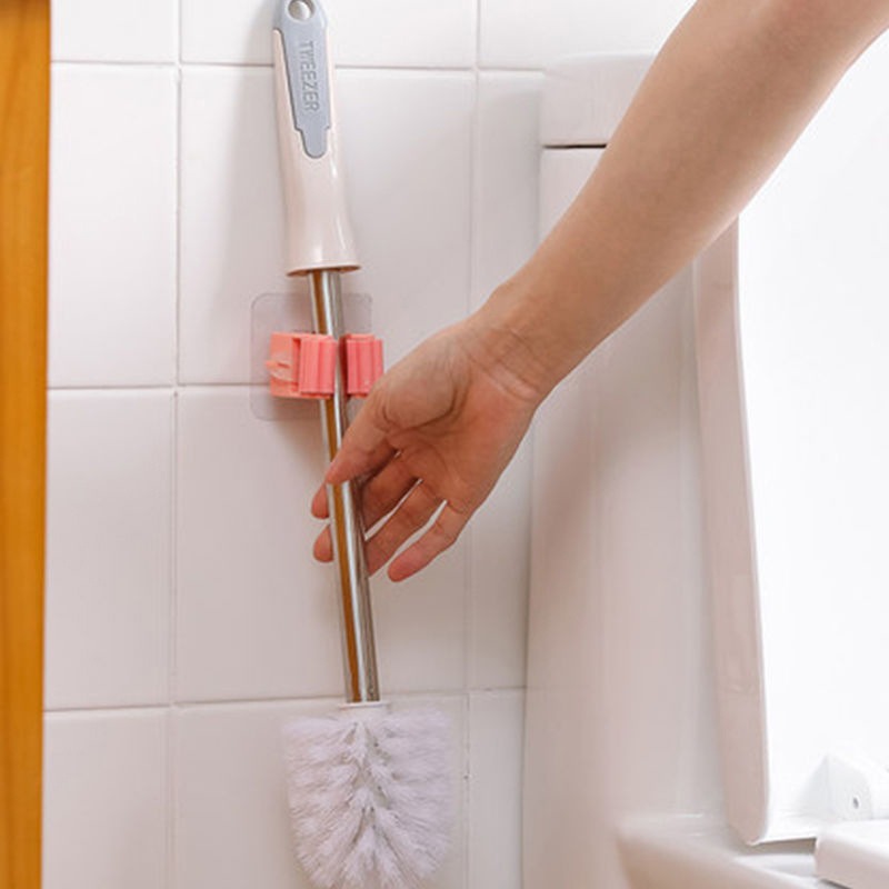 現貨 台灣 ✨ 無痕拖把掛勾 多功能掛架 黏貼式拖把掛架 收納架 防水 拖把架 掃把架 強力 免釘 免打孔 拖把架-細節圖8