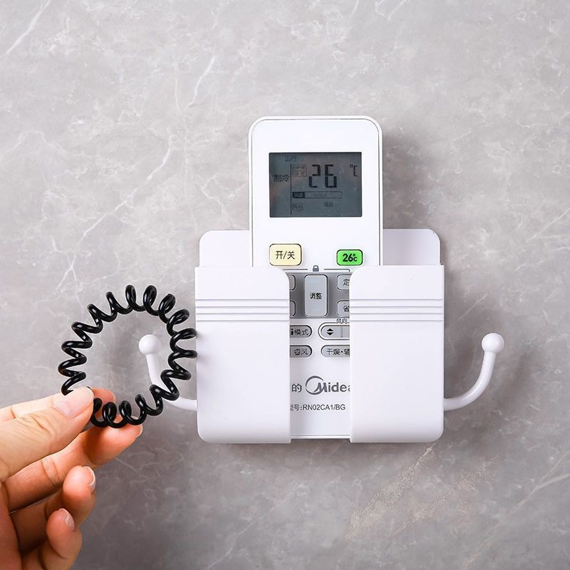 現貨 台灣 ✨ 收納 牆壁黏貼式支架 床上手機充電支架 壁掛式多功能 免打孔 廁所床頭放置 黏貼式手機充電支架 廚房收納-細節圖4