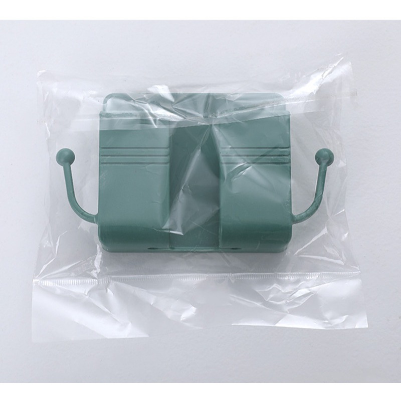 現貨 台灣 ✨ 收納 牆壁黏貼式支架 床上手機充電支架 壁掛式多功能 免打孔 廁所床頭放置 黏貼式手機充電支架 廚房收納-細節圖7