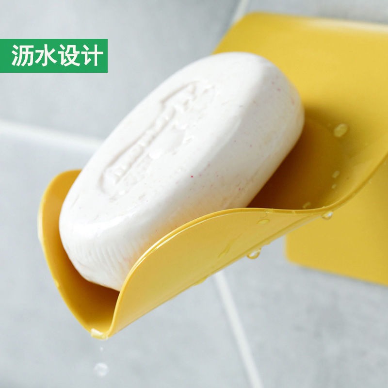 現貨 台灣 ✨ 肥皂盒 無痕肥皂瀝水架 免打孔 肥皂置物架 瀝水架 居家無痕壁掛式瀝水皂盒 耐用 不積水肥皂使用更久-細節圖4