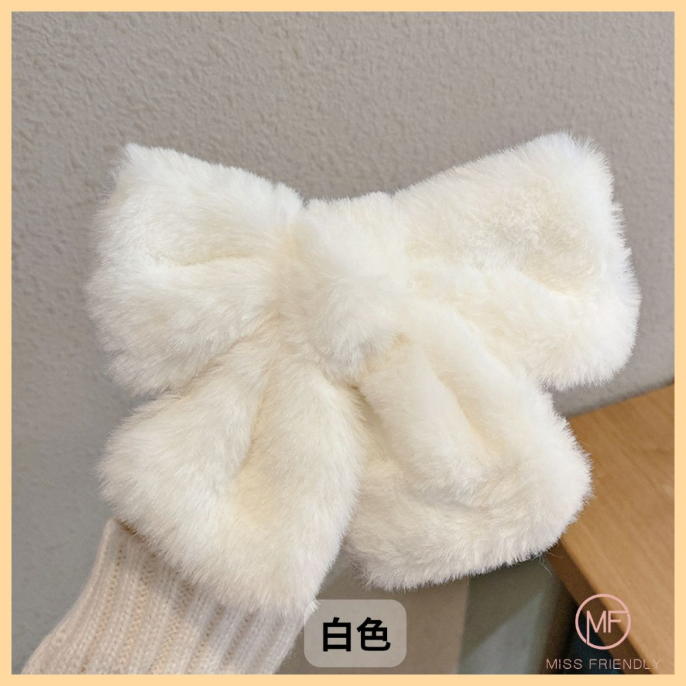 現貨 台灣 ✨ 公主髮夾 大號毛絨蝴蝶結彈簧夾 彈簧夾 16cm 公主頭 大蝴蝶結彈簧夾 萬聖節髮飾 髮夾 髮飾 甜美-細節圖6