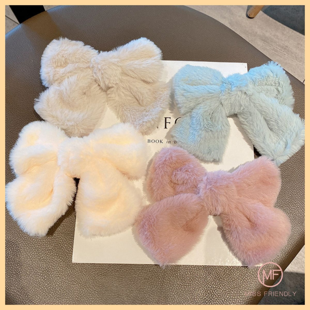 現貨 台灣 ✨ 公主髮夾 大號毛絨蝴蝶結彈簧夾 彈簧夾 16cm 公主頭 大蝴蝶結彈簧夾 萬聖節髮飾 髮夾 髮飾 甜美-細節圖9