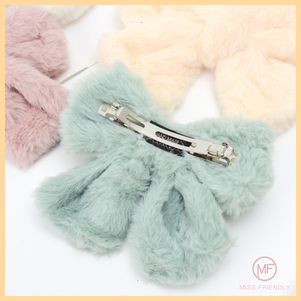 現貨 台灣 ✨ 公主髮夾 大號毛絨蝴蝶結彈簧夾 彈簧夾 16cm 公主頭 大蝴蝶結彈簧夾 萬聖節髮飾 髮夾 髮飾 甜美-細節圖10