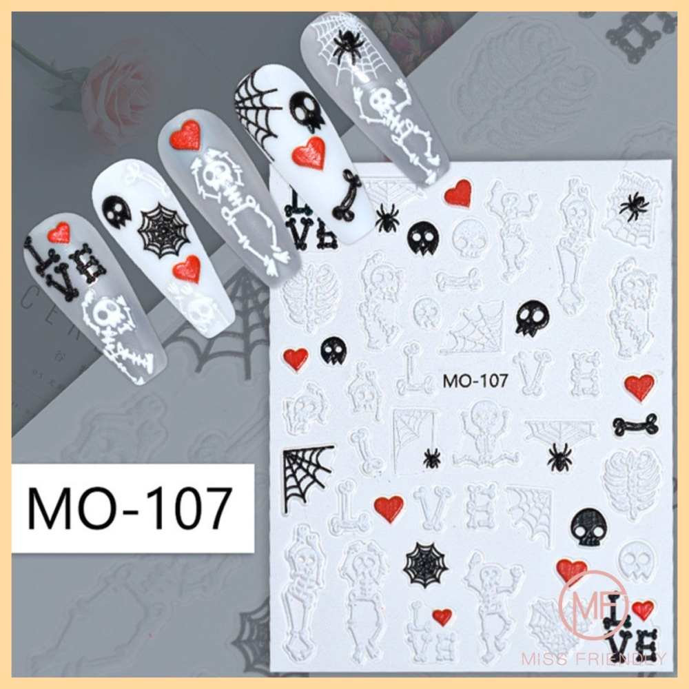 現貨 台灣 ✨ 萬聖節 萬聖節浮雕美甲貼 美甲貼 多巴胺塗鴉浮雕美甲貼紙 韓國新款東大門美甲店專用貼紙 兒童DIY 手作-細節圖5