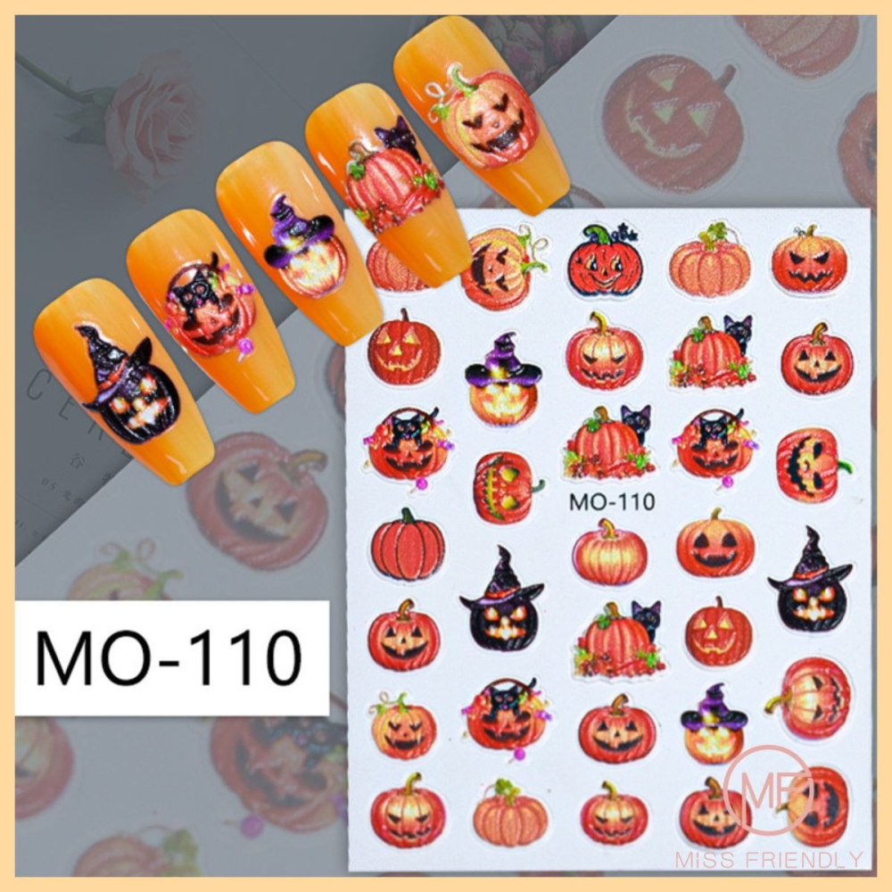 現貨 台灣 ✨ 萬聖節 萬聖節浮雕美甲貼 美甲貼 多巴胺塗鴉浮雕美甲貼紙 韓國新款東大門美甲店專用貼紙 兒童DIY 手作-細節圖8