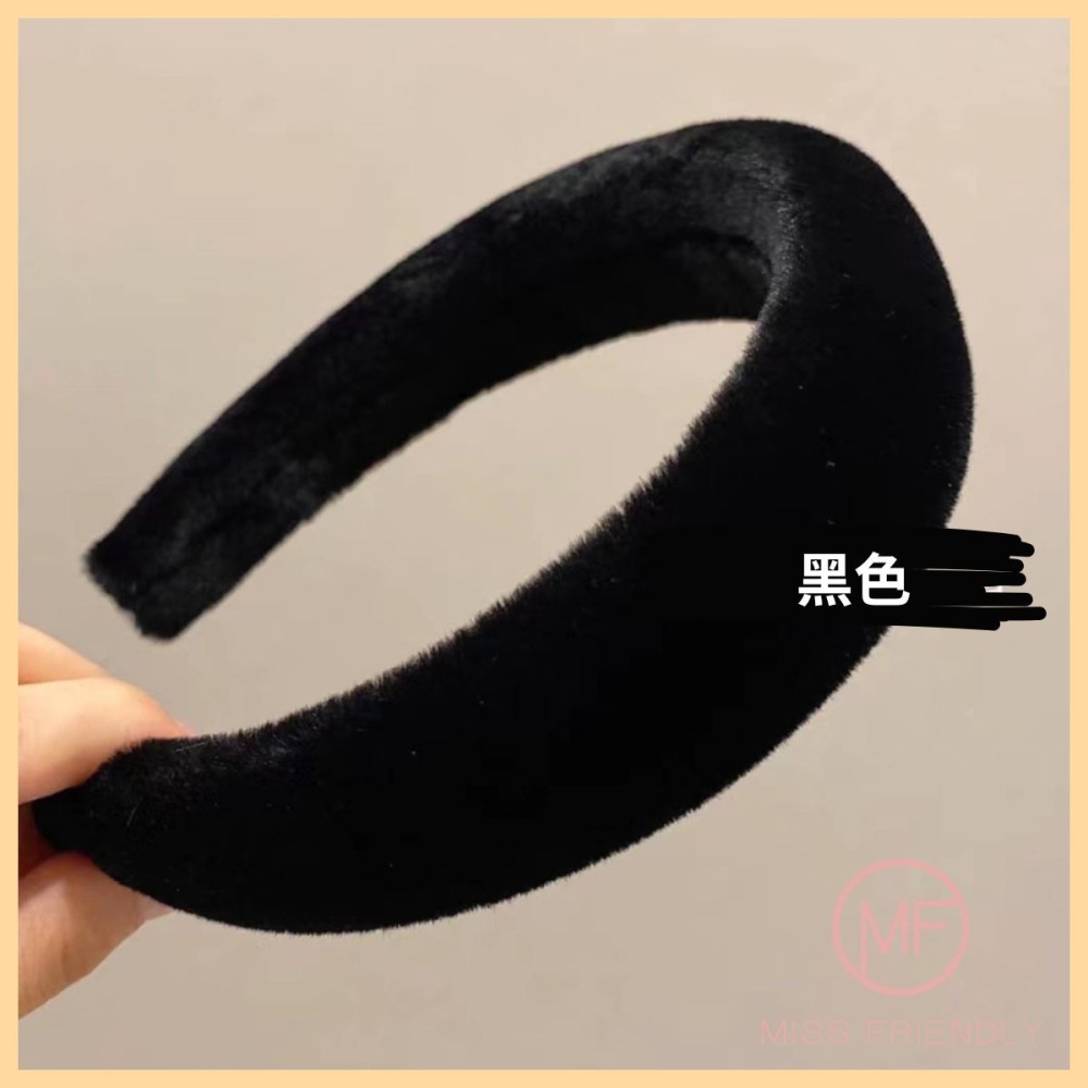 現貨 台灣 ✨ 髮箍 韓國仿兔毛毛絨髮箍 聖誕節髪飾 韓系厚海綿髮箍 造型髮箍 洗臉髮箍 配件 秋冬新款 交換禮物-細節圖8