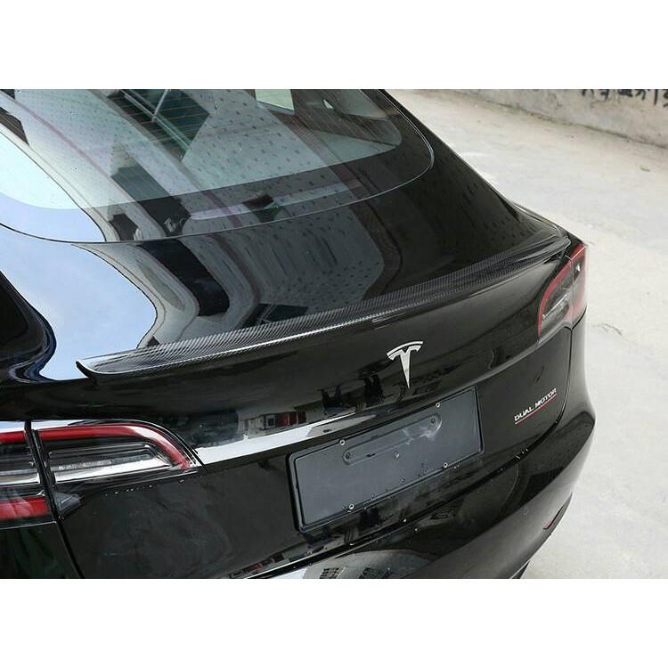 【真碳纖維】TESLA特斯拉 MODEL 3 碳纖維 尾翼-細節圖3