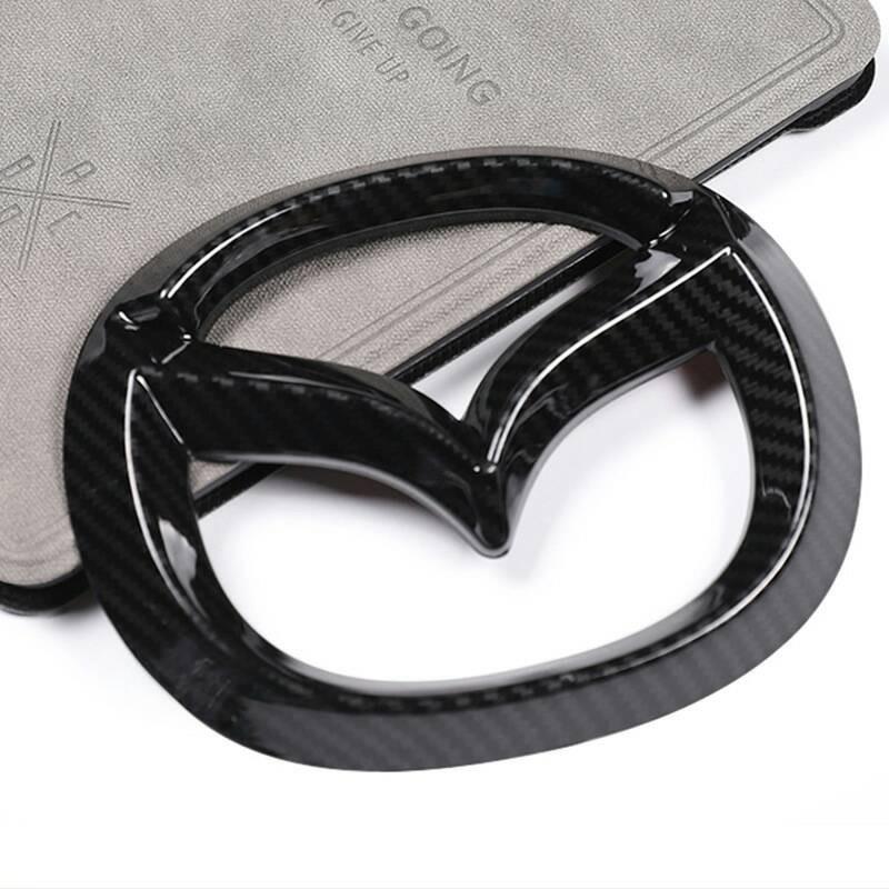 【碳纖維現貨】馬自達 MAZDA3 四代 三代 CX4 專用 碳纖維車標 前後車標 鑰匙套-細節圖2