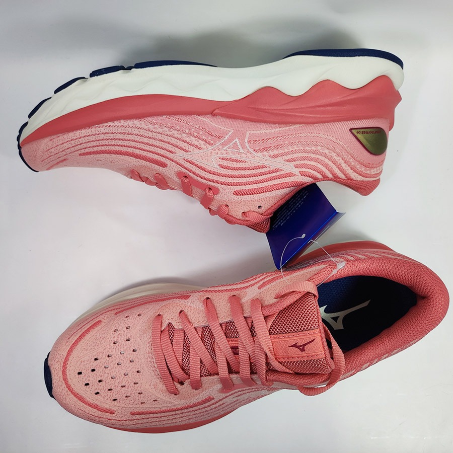 (E3) MIZUNO 美津濃女款 WAVE SKYRISE 4 緩衝避震慢跑鞋運動鞋 J1GD230923-細節圖7