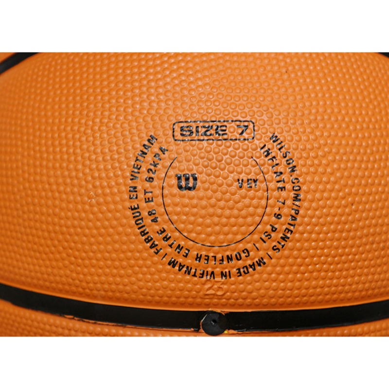 Wilson NBA DRV 橘 橡膠 籃球 #7 WTB9300XB07-細節圖3