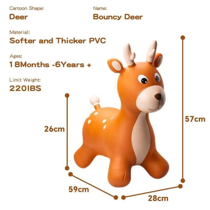 奇貝 充氣玩具 跳跳馬 跳跳鹿-細節圖5