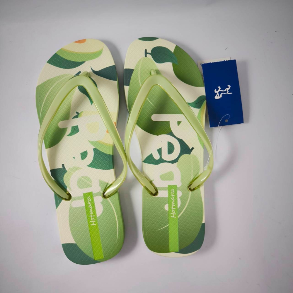 Hotmarzz 黑瑪 時尚 圖騰 環保材質 耐磨 防滑性佳  夾腳拖鞋  防水 HM7091A-20-細節圖9