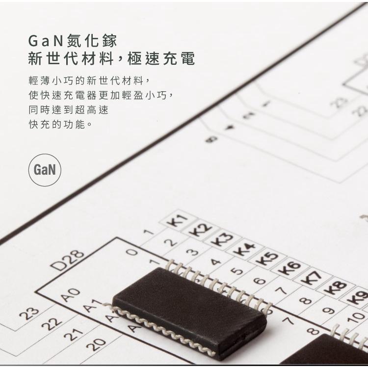 33W 氮化鎵 雙孔 充電器 充電頭 豆腐頭 PD快充頭 適用 IPhone 安卓 三星 OPPO 小米 HTC-細節圖7