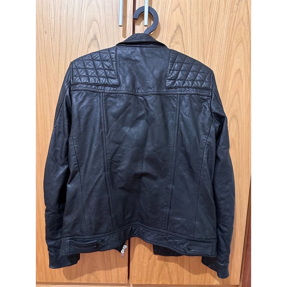 Allsaints Kushiro Leather Biker Jacket xs 男款 雙北可面交-細節圖5