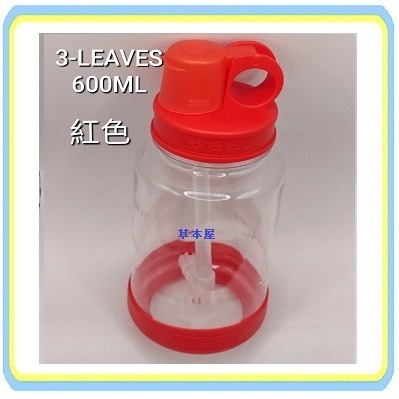 3-LEAVES 三葉 600ML掀蓋式水壺共5款可選(台灣製)-規格圖5