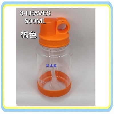 3-LEAVES 三葉 600ML掀蓋式水壺共5款可選(台灣製)-規格圖5