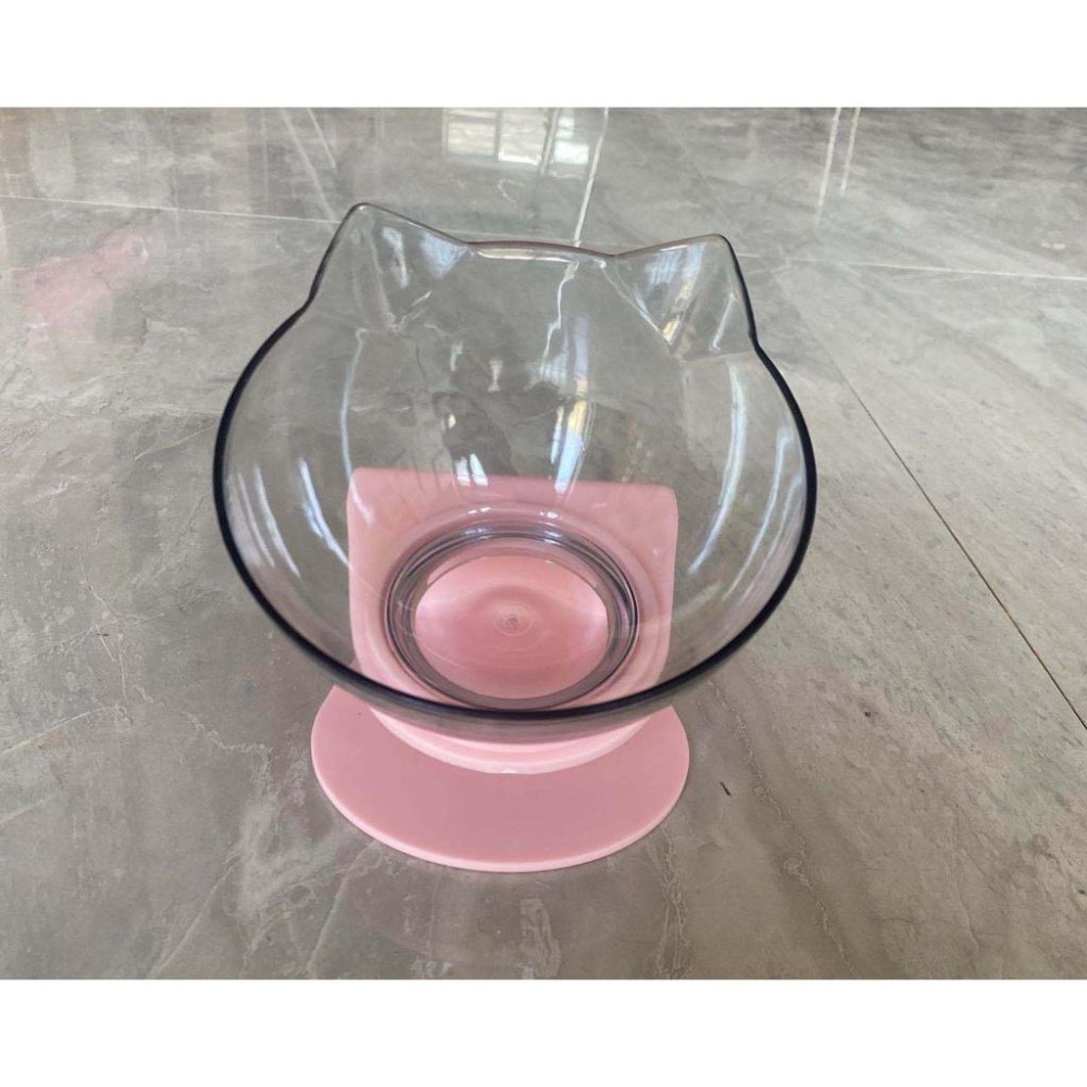【台灣现货】護頸雙用貓狗碗雙碗/自動飲水/貓咪用品/貓碗/貓食盆/寵物碗/雙碗塑料-細節圖4