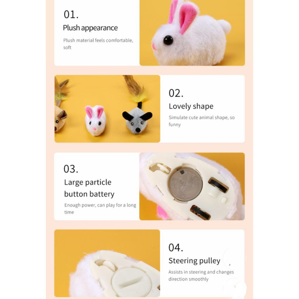 【台灣現貨】清倉價老鼠🔥出口品質🔥貓狗玩具  貓咪玩具 寵物玩具 逗貓神器 逗貓玩具 逗貓小貓玩具 逗貓-細節圖3