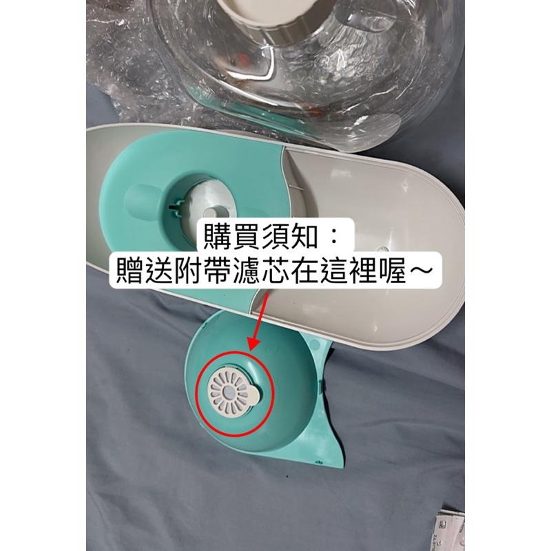 【超棒寵物】免運速發最新款⭐寵物自動蝸牛飲水機 2.8L 水盆水碗 不濕嘴 免插電 過濾 大容量-細節圖5