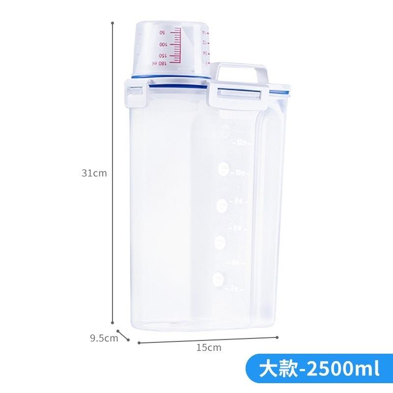 隔日到貨🔥寵物密封罐免運再送乾燥劑 飼料密封罐 飼料密封桶 飼料桶 米桶 飼料罐 儲米桶 收納罐 寵物飼料桶-細節圖2