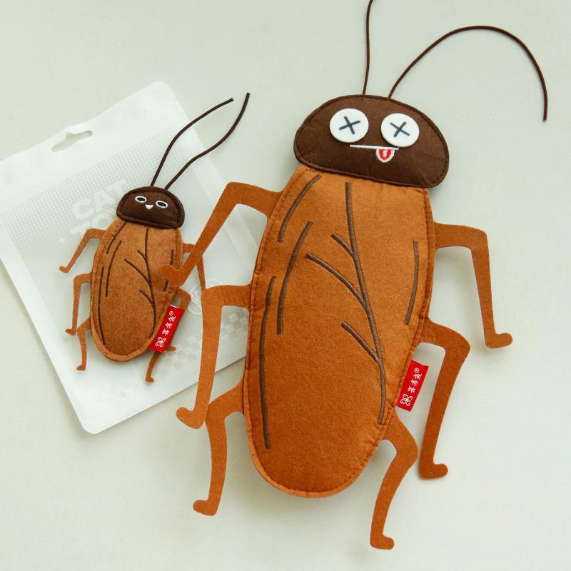 貓咪超愛 🔥仿真蟑螂貓薄荷玩具 寵物玩具 貓玩具 貓抱枕 響鈴玩具 貓薄荷 貓草玩具 貓咪磨牙 貓咪磨爪-細節圖2