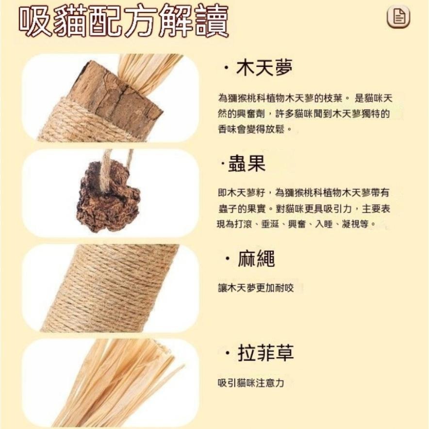 限時特賣超低價💗現貨低價貓咪木天蓼 巨無霸磨牙棒 木天蓼棒 貓咪磨牙 木天蓼 蟲癭果 貓咪口腔清潔 貓玩具 貓咪耐咬玩具-細節圖4