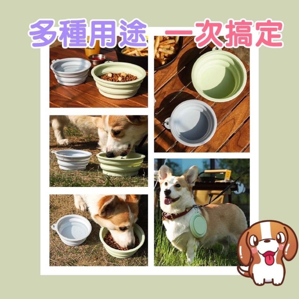 【🔥安全矽膠】寵物摺疊碗 寵物外出碗 寵物折疊碗 摺疊碗 矽膠碗 折疊碗 貓咪碗 飼料碗 狗碗 貓碗 寵物-細節圖6