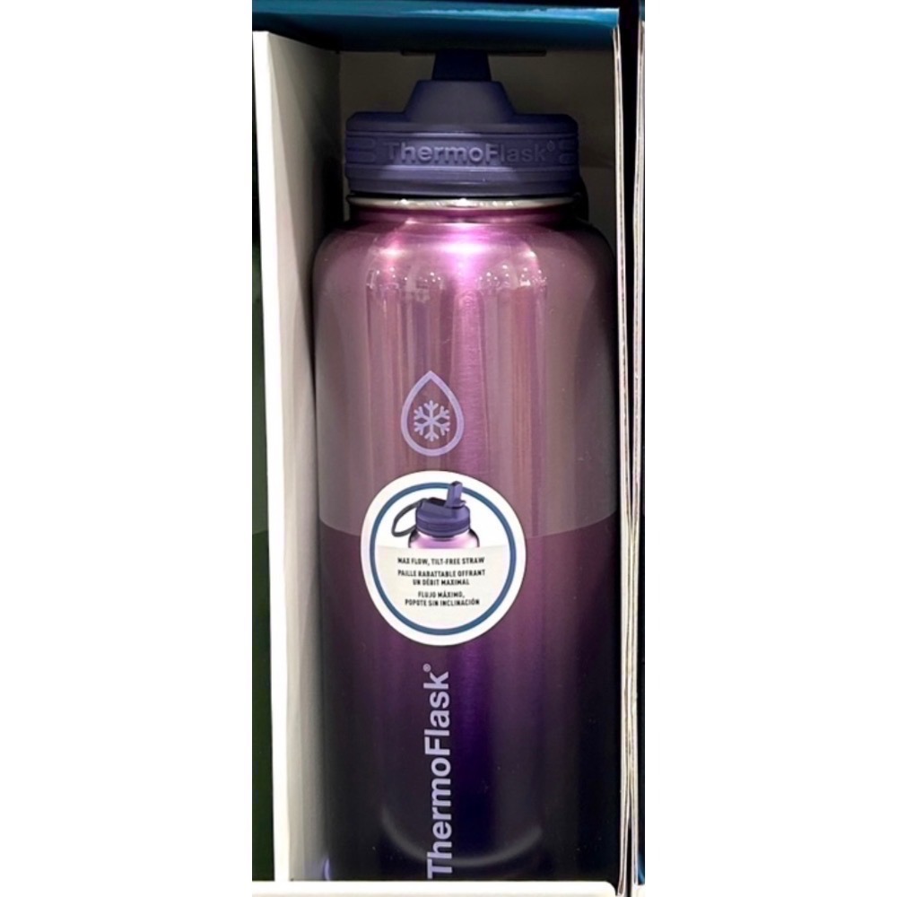 Costco好市多 ThermoFlask 不鏽鋼保冷瓶兩件組 單個約1.2L 保溫瓶 保冷 保冰 保溫 水壺 水瓶-規格圖5