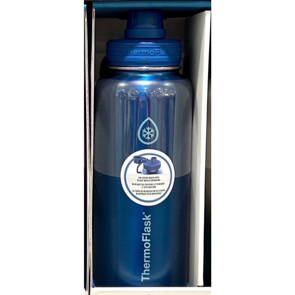 Costco好市多 ThermoFlask 不鏽鋼保冷瓶兩件組 單個約1.2L 保溫瓶 保冷 保冰 保溫 水壺 水瓶-規格圖5