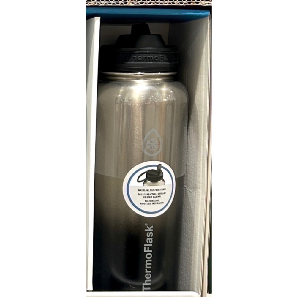 Costco好市多 ThermoFlask 不鏽鋼保冷瓶兩件組 單個約1.2L 保溫瓶 保冷 保冰 保溫 水壺 水瓶-規格圖5
