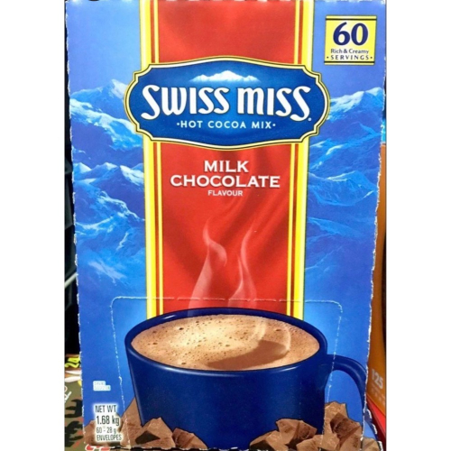 Costco好市多 SWISS MISS即溶可可粉/牛奶巧克力 28g x60入 chocolate