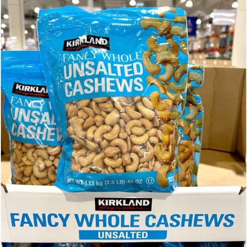 Costco好市多 Kirkland Signature 科克蘭 無調味腰果 1.13公斤 cashews