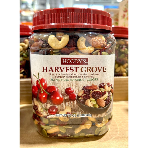 Costco好市多 Hoody’s 精緻果乾混綜合果仁 907公克 harvest grove