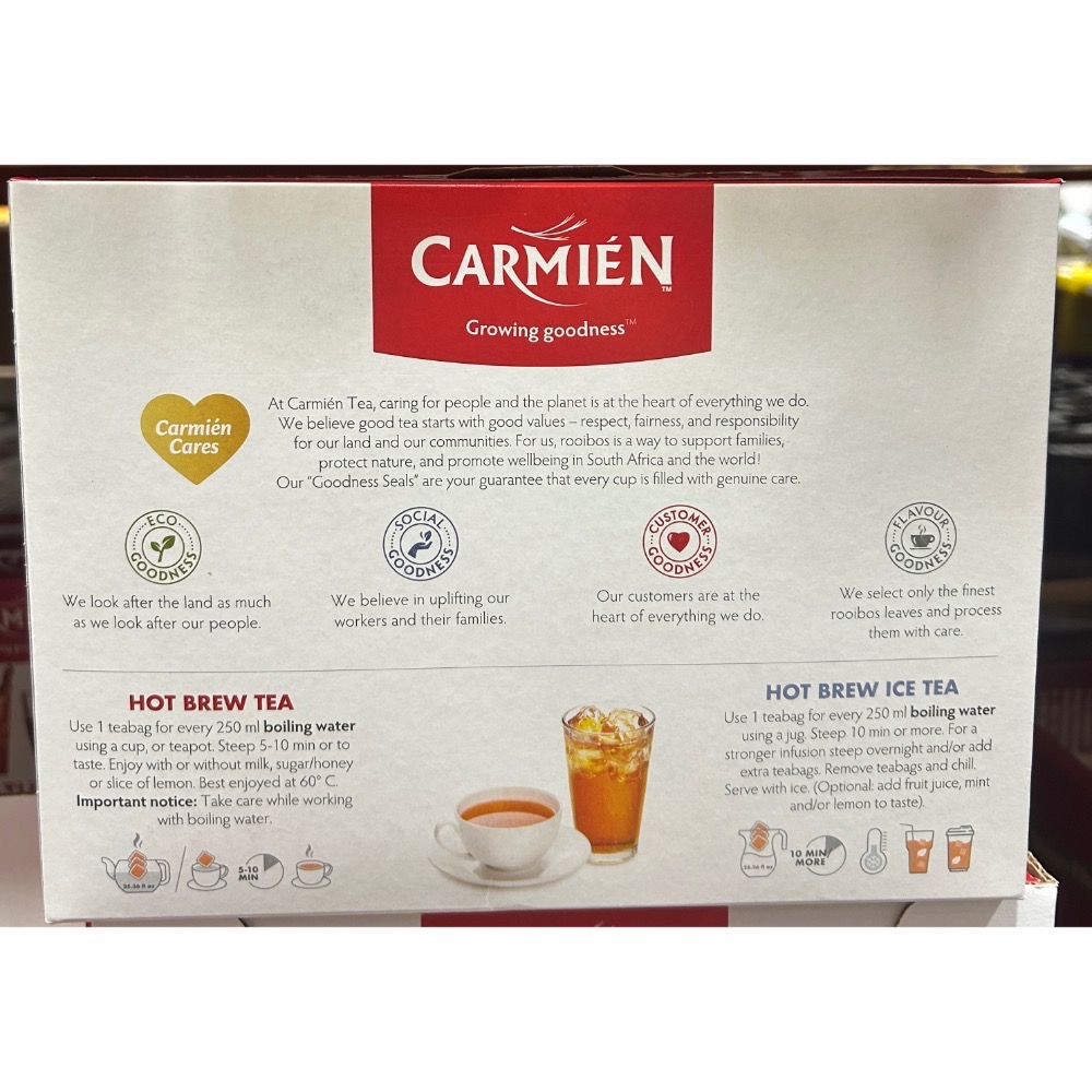 Costco好市多 Carmien 南非博士茶 2.5公克 X 160入  rooibos tea 南非國寶茶-細節圖7