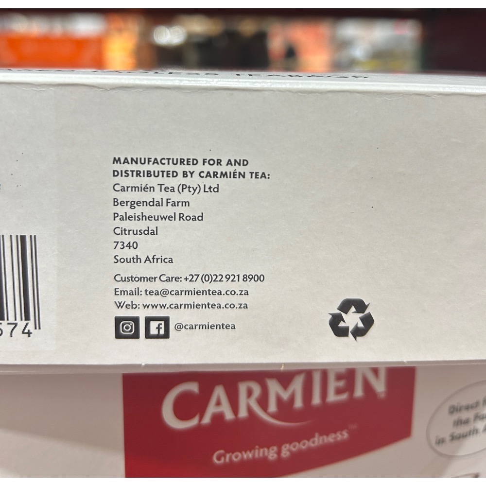 Costco好市多 Carmien 南非博士茶 2.5公克 X 160入  rooibos tea 南非國寶茶-細節圖8