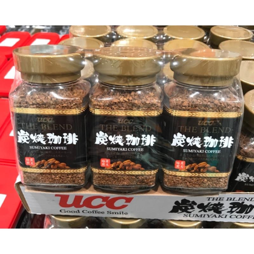 Costco好市多 UCC 炭燒即溶咖啡 90g x3瓶入 Sumiyaki coffee