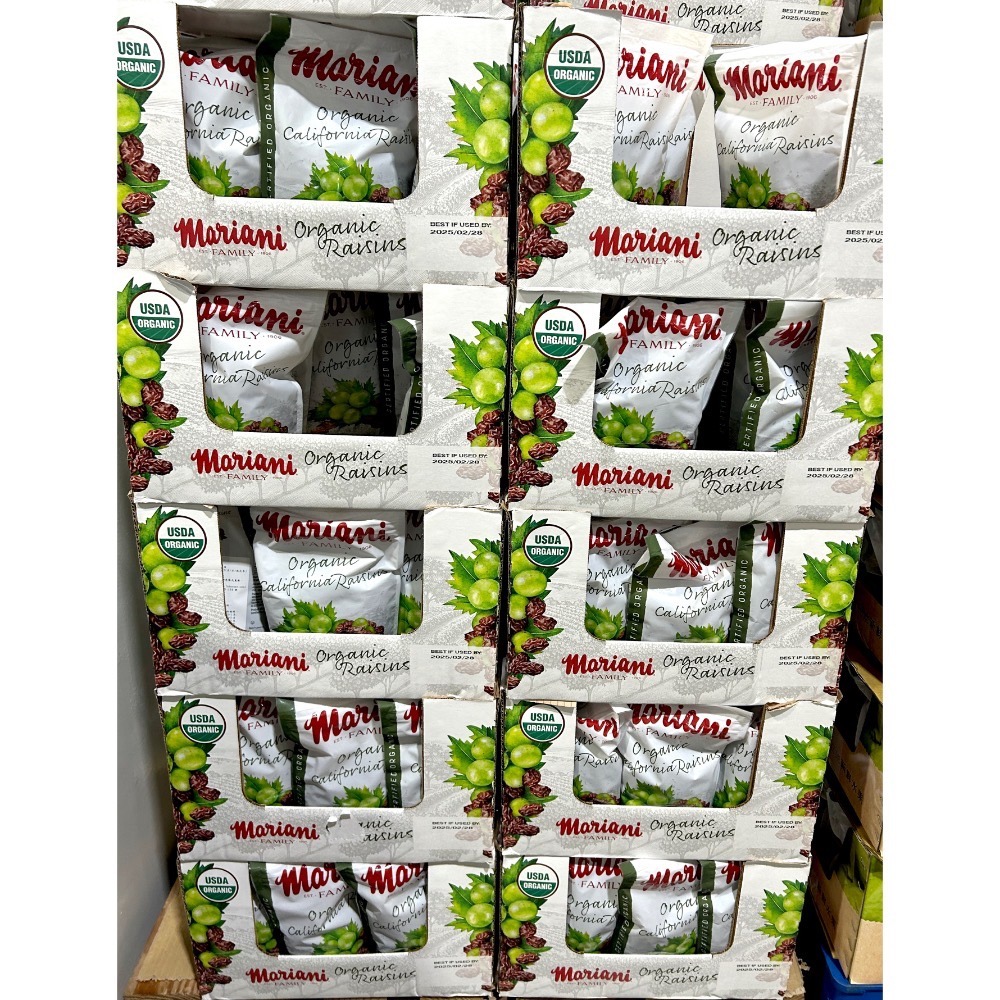 Costco好市多 MARIANI 美國有機葡萄乾 1.13 公斤  organic raisins-細節圖4