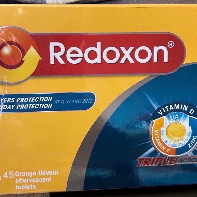Costco好市多 Redoxon 力度伸 維他命C+D+鋅發泡錠(柳橙口味)45錠(15錠x3條)-細節圖3