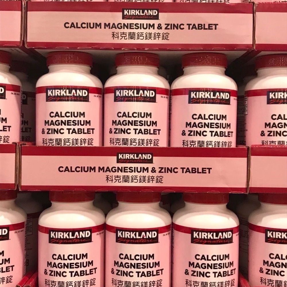 Costco好市多 KIRKLAND 科克蘭 鈣鎂鋅錠 300錠 calcium magnesium-細節圖4