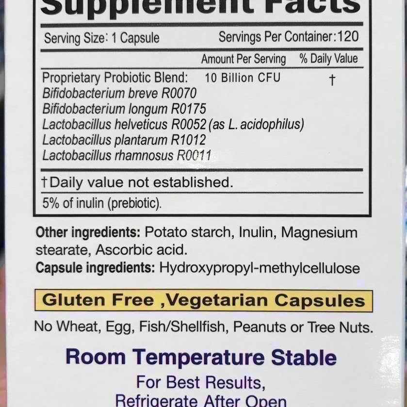 Costco好市多 MERIDLIFE 樂益活 菌護保健益生菌 120粒  probiotics-細節圖3