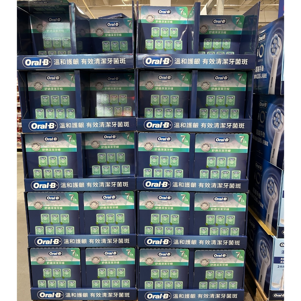Costco好市多 Oral-B 歐樂B Glide 舒適深潔牙線 薄荷口味 40公尺 X 7入 Mint Floss-細節圖5