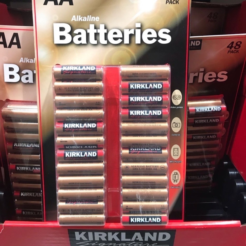 Costco好市多 Kirkland 科克蘭 AA三號 / AAA四號 鹼性電池48入battery-細節圖2