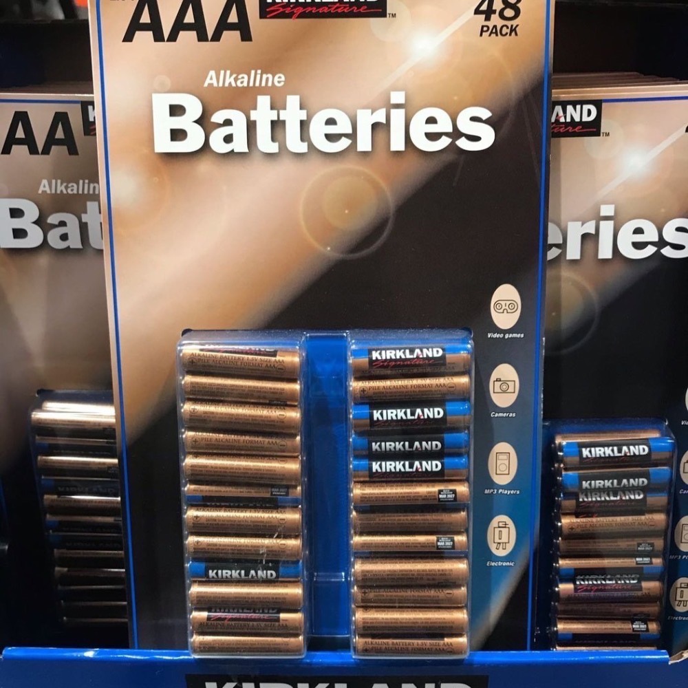 Costco好市多 Kirkland 科克蘭 AA三號 / AAA四號 鹼性電池48入battery-細節圖4