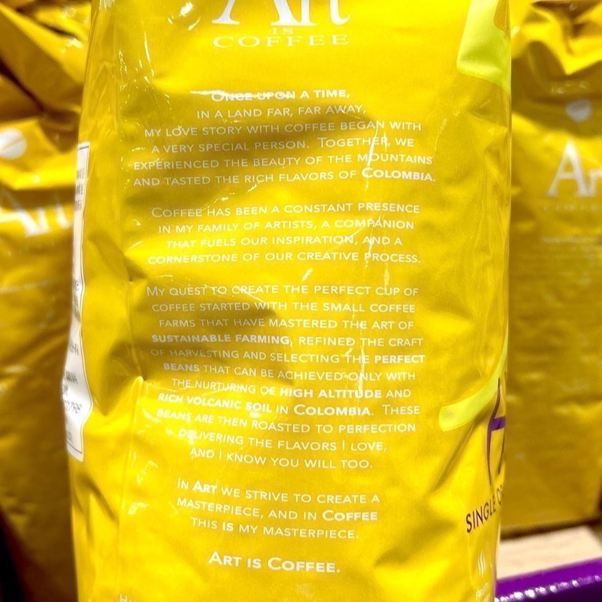 Costco好市多 Art IS COFFEE 薇拉精選咖啡豆 907g  Huila coffee bean 單一產區-細節圖4