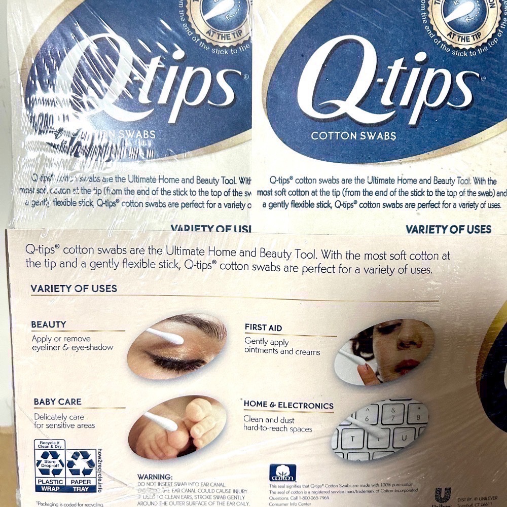 Costco好市多 Q-tips 紙軸棉花棒 625支x3入  cotton swabs-細節圖3